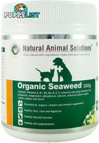 Natural Animal Solutions Organic Seaweed 300g - Natural Animal Solutions - 9341976000191