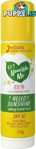 123 Nourish Me Hello Sunshine Facestick Original SPF50+ 16ml - 123 Nourish Me - 93553797