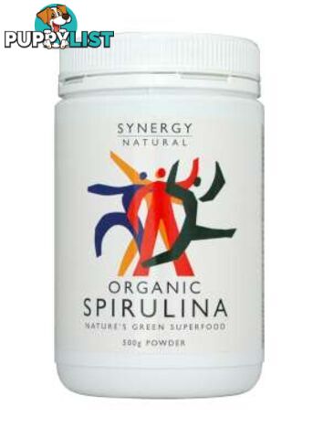 Synergy Spirulina Powder 500gm Organic - Synergy - 9318690000639