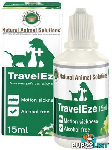 Natural Animal Solutions TravelEze 15ml - Natural Animal Solutions - 9314976000317