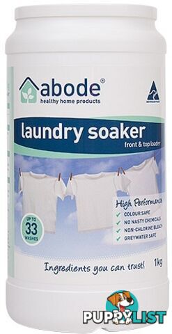 Abode Front & Top Loader Laundry Soaker High Performance 1Kg - Abode - 9343188000792