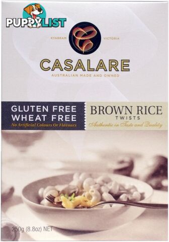 Casalare Brown Rice Twists 250g - Casalare - 9319934700148