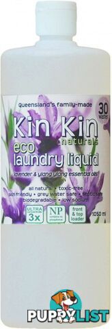 Kin Kin Naturals Eco Laundry Liquid Lavender & Ylang Ylang 1050ml - Kin Kin Naturals - 9370510501511