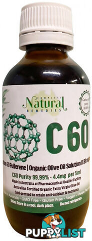 Complete Health Products Carbon 60 (C60) Organic Olive Oil 100ml - Complete Health Products - 9347880000272