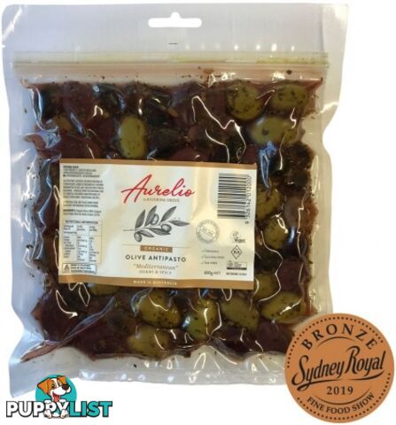 Aurelio Organic Mediterranean Olives  300g - Aurelio - 9326142012000