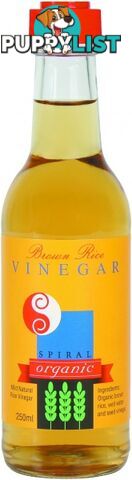 Spiral Organic Brown Rice Vinegar  250ml - Spiral Foods - 9312336152027