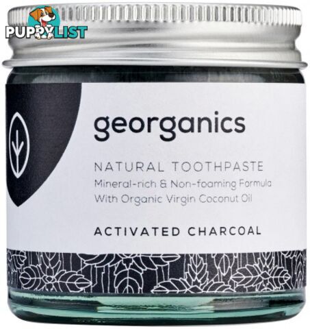 Georganics Toothpaste Activated Charcoal 60ml - Georganics - 5060480200104