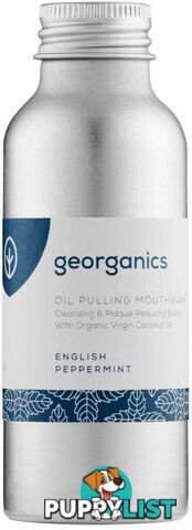 Georganics Oil Pulling Mouthwash Peppermint 100ml - Georganics - 5060480200166