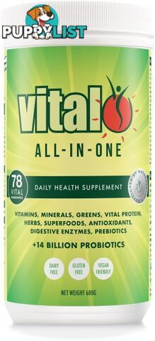 Vital All-In-One Total Daily Supplement 600g - Vital - 9321582006664