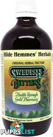 Hilde Hemmes Swedish Bitters 500ml - Hilde Hemmes Herbals - 9315915008562