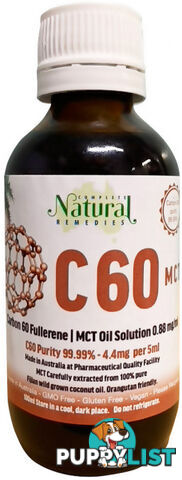 Complete Health Products Carbon 60 (C60) MCT Oil 100ml - Complete Health Products - 9347880000289