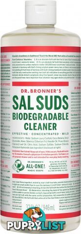 Dr Bronner's Sal Suds Liquid Cleaner 946ml - Dr Bronner's - 018787766323