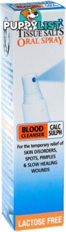 Schuessler Tissue Salts Oral Spray Calc Sulph - Blood Cleanser 30ml - Martin & Pleasance - 9324294001088