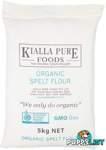 Kialla Organic Spelt Flour 5Kg - Kialla Pure Organics - 9313958005074