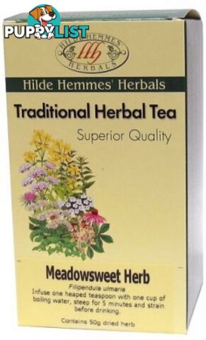 Hilde Hemmes Meadowsweet Herb 50gm - Hilde Hemmes Herbals - 9315915006292