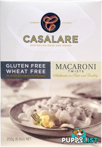 Casalare Macaroni Twists 250g - Casalare - 9319934550002