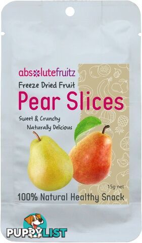 Absolutefruitz Freeze Dried Pear 15g - Absolutefruitz - 9334827002543