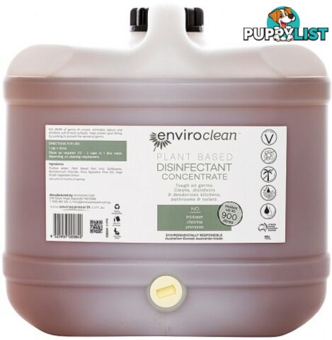 Enviro Clean Disinfectant Concentrate 15L - Enviro Care - 9325937000840