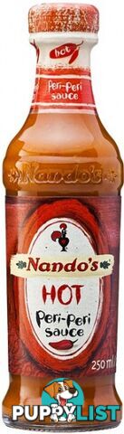 Nandos Hot Peri Peri Sauce 250mL - Nandos - 6003770000663