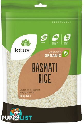 Lotus Organic Basmati Rice  500gm - Lotus - 9317127638513