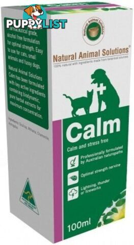 Natural Animal Solutions Calm 60caps - Natural Animal Solutions - 9341976000146