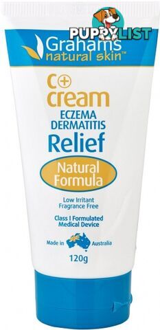 Grahams C+ Eczema & Dermatitis Cream Class I MD 120gm - Grahams - 9332996000124