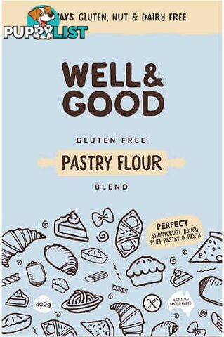 Well And Good Pastry Flour Blend 400g - Well & Good - 9337096100293