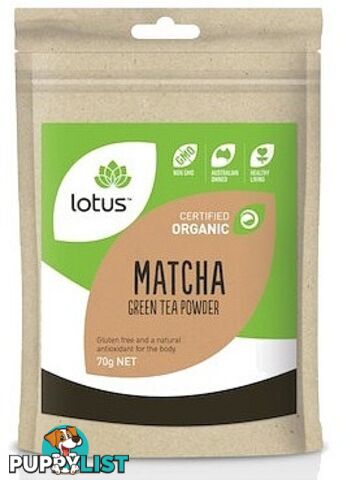 Lotus Organic Premium Matcha Powder 70g - Lotus - 9317127007548