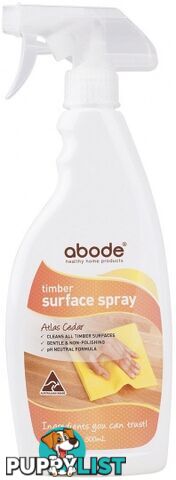 Abode Timber Floor Cleaner Atlas Cedar 750mL - Abode - 9343188001607