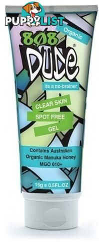 808 Dude Organic Clear Skin Spot Free Gel 20ml - 808 Dude - 9369999047429