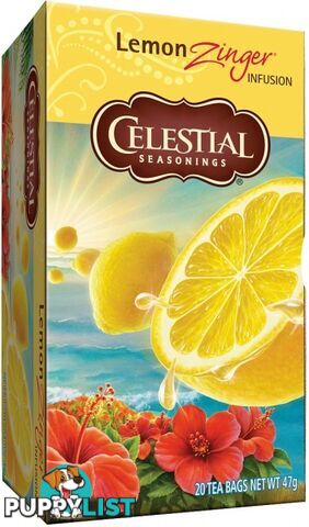 Celestial Seasonings Lemon Zinger Tea 20Teabags - Celestial Seasonings - 070734053177