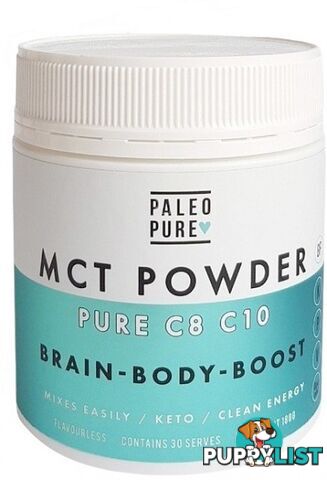 Paleo Pure MCT Oil Powder 180g - Paleo Pure - 735850945279