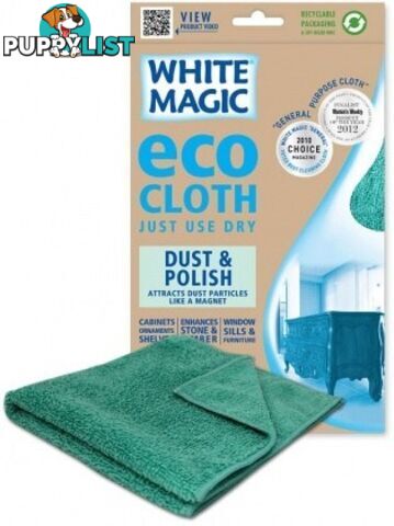 White Magic Eco Cloth Dust & Polish - Retail - White Magic - 9333544000214