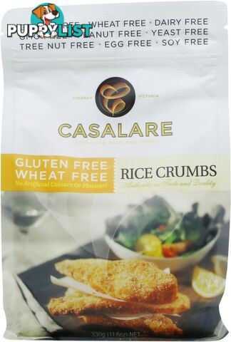 Casalare Rice Crumbs 330g - Casalare - 9319934000194