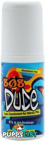 808 Dude Teen Deodorant for Stinky Pits Roll On 50ml - 808 Dude - 9369999602123