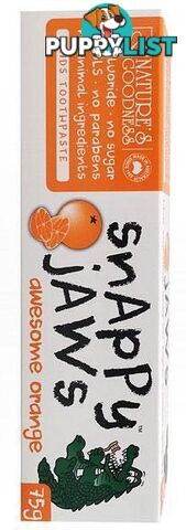 Snappy Jaws Toothpaste 75g Orange - Snappy Jaws - 9311968111389