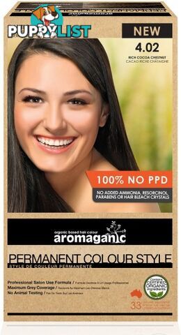 Aromaganic 4.02 Rich Cocoa Chestnut - Aromaganic Hair Products - 9331636004140