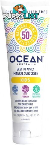 Ocean Australia Mineral Sunscreen 50+SPF Kids 120g - Ocean Australia - 9347881001155