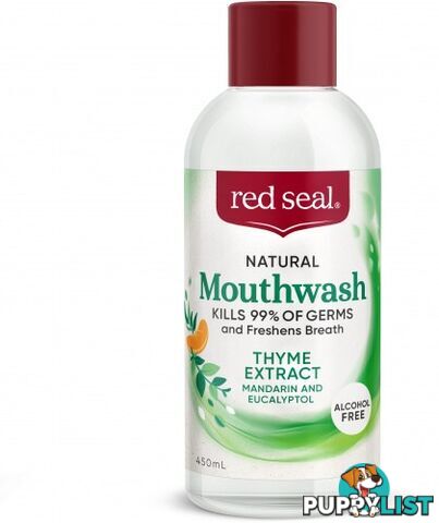 Red Seal Mouthwash Thyme Extract 450ml - Red Seal - 9415991200932