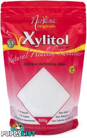 Nirvana Xylitol Stand Up Pouch 500g - Nirvana Organics - 9338196000049