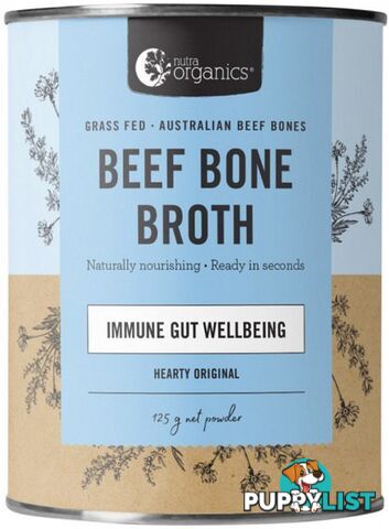 NUTRA ORGANICS Bone Broth Beef Hearty Original 125g - Nutra Organics - 9343723004490