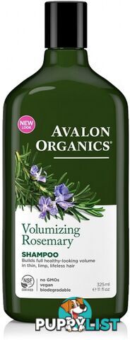 Avalon Organics Volumizing Rosemary Shampoo 325ml - Avalon Organics - 654749351109