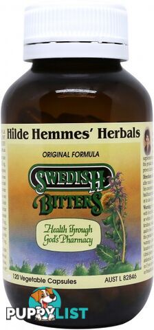 Hilde Hemmes Swedish Bitters 120caps - Hilde Hemmes Herbals - 9315915003918