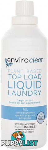 Enviro Clean Liquid Laundry Top Load 1L - Enviro Care - 9325937000314