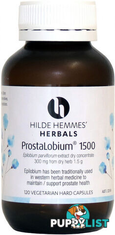 Hilde Hemmes ProstaLobium Prostate Support 1500mg x 120caps - Hilde Hemmes Herbals - 9315915003888