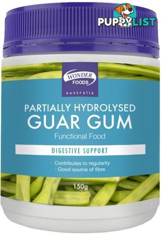 Wonderfoods Partially Hydrolysed Guar Gum (PHGG)  150g - Wonder Foods - 9321314243275