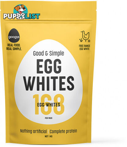 Googys Plain Egg Whites  1Kg - Googys - 799439774261