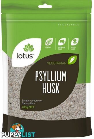 Lotus Psyllium Husk - 98% 200gm - Lotus - 9317127060222