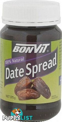 Bonvit Date Spread 375g - Bonvit - 9316774129009