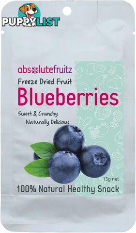 Absolutefruitz Freeze Dried Blueberry 15g - Absolutefruitz - 9334827002369